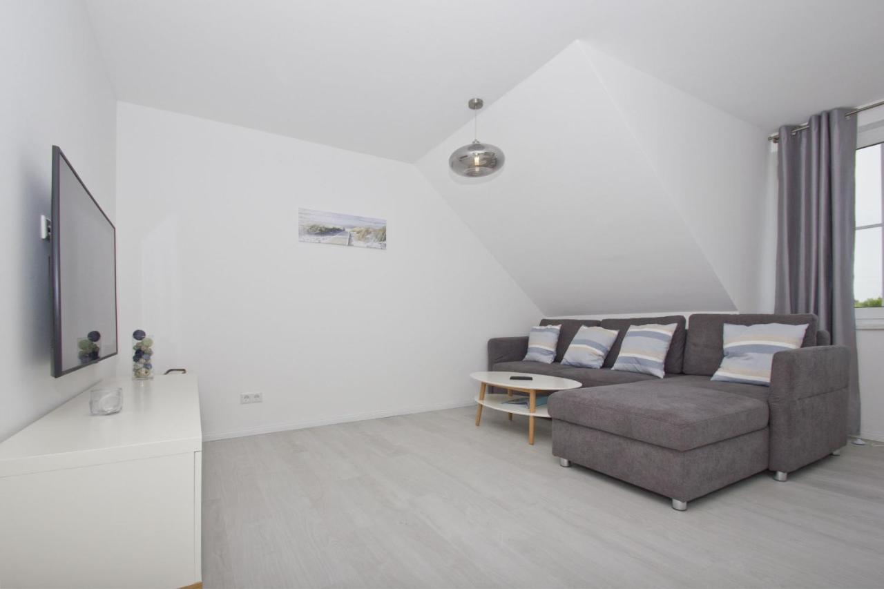Appartementhaus Inselwind FeWo 13 MEERstrand Meerblick, Gartennutzung Groß Zicker Buitenkant foto