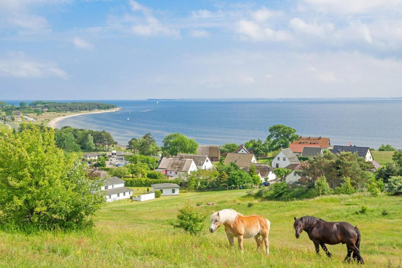 Appartementhaus Inselwind FeWo 13 MEERstrand Meerblick, Gartennutzung Groß Zicker Buitenkant foto